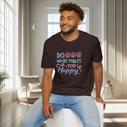 Haz lo que te haga feliz | Camiseta unisex suave