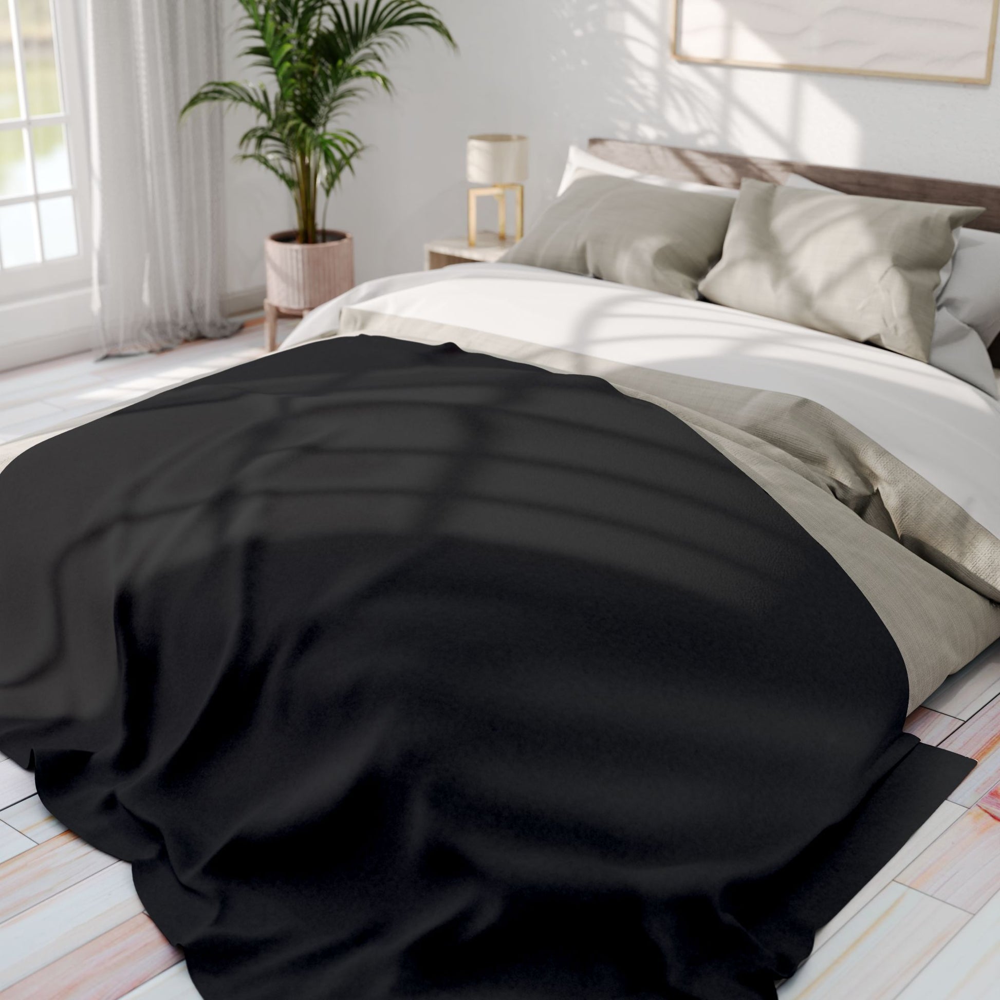 Black | Arctic Fleece Blanket