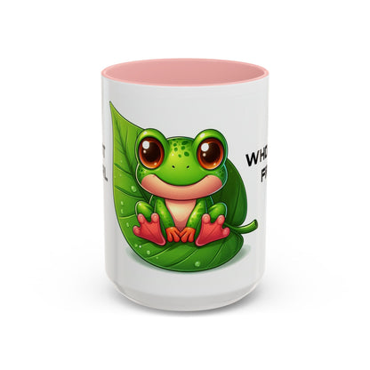 Just A Girl Who Loves Frogs | Accent Coffee Mug (11, 15oz)