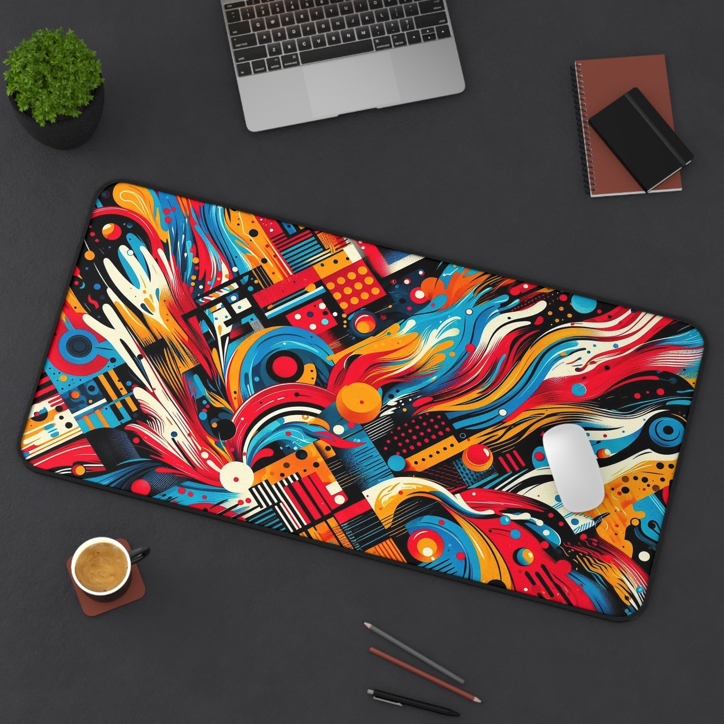 Multicolor Modern Abstract Design | Desk Mat