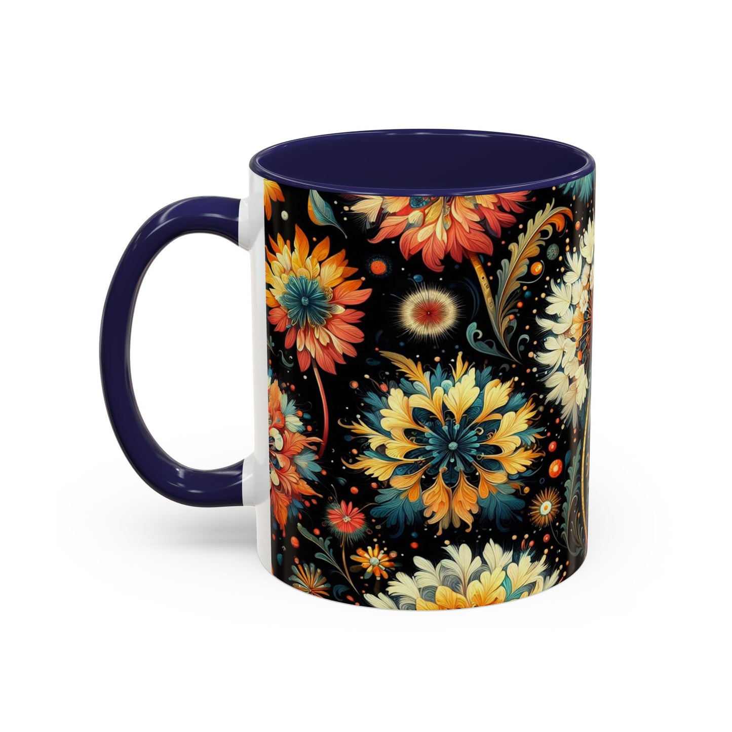 Vibrant Dandelions | Accent Coffee Mug (11oz)