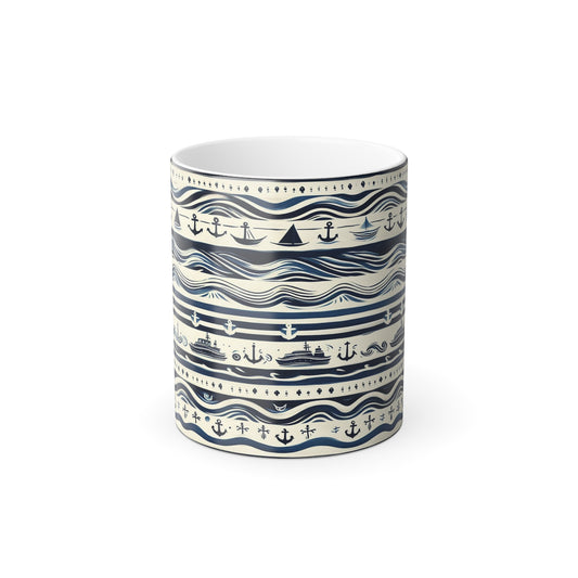 Maritime Design | Color Morphing Mug, 11oz