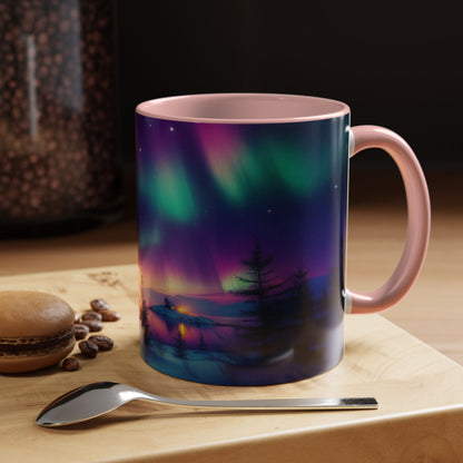 Beautiful Northern Lights | Accent Coffee Mug (11oz)