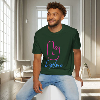 Explorez et voyagez | T-shirt doux unisexe