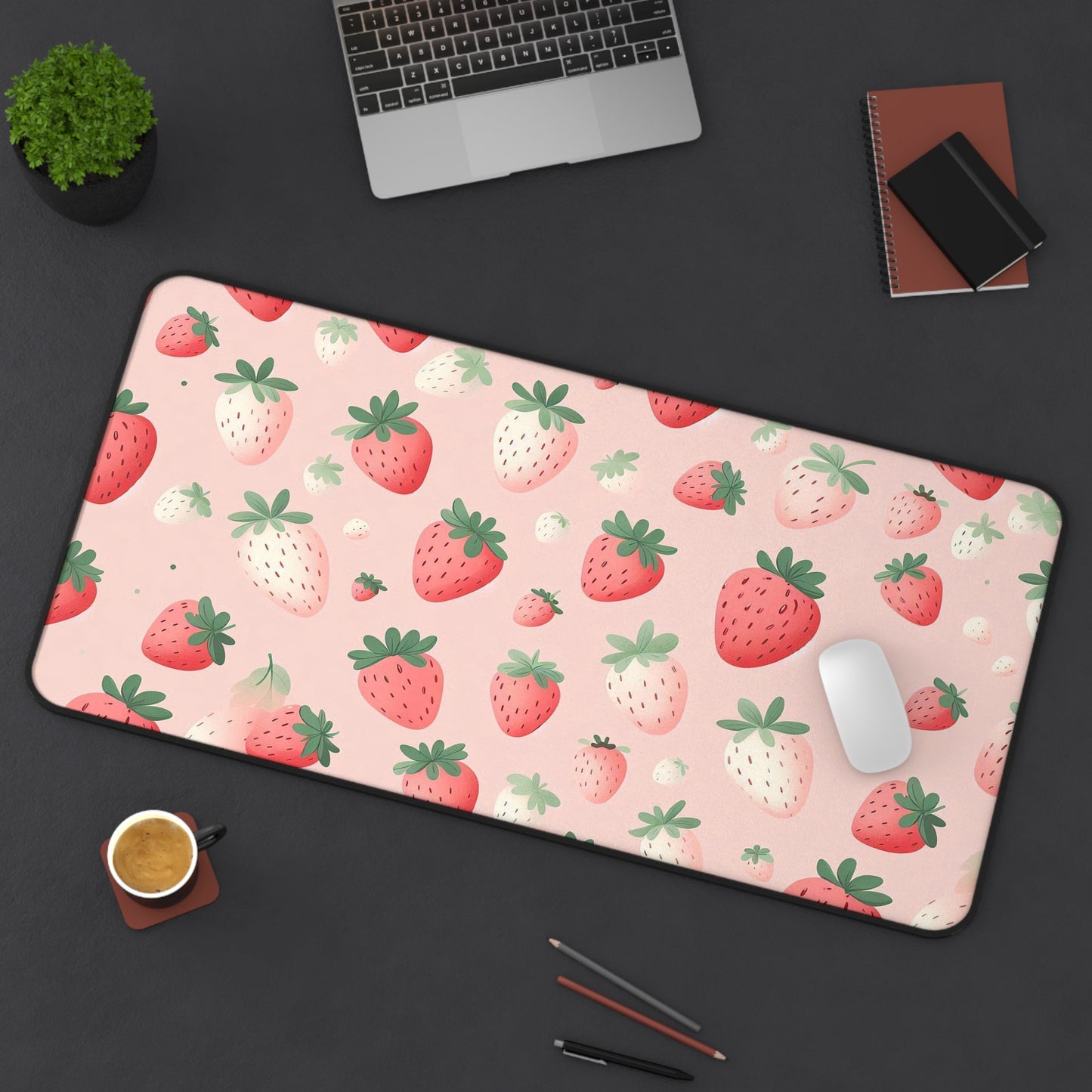 Strawberries | Desk Mat