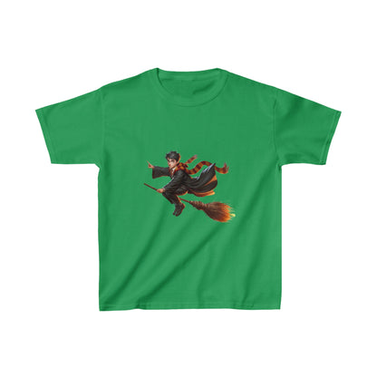 Wizard Flying | Kids Heavy Cotton™ Tee