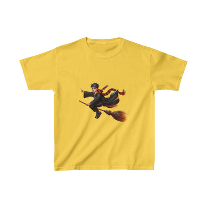 Wizard Flying | Kids Heavy Cotton™ Tee