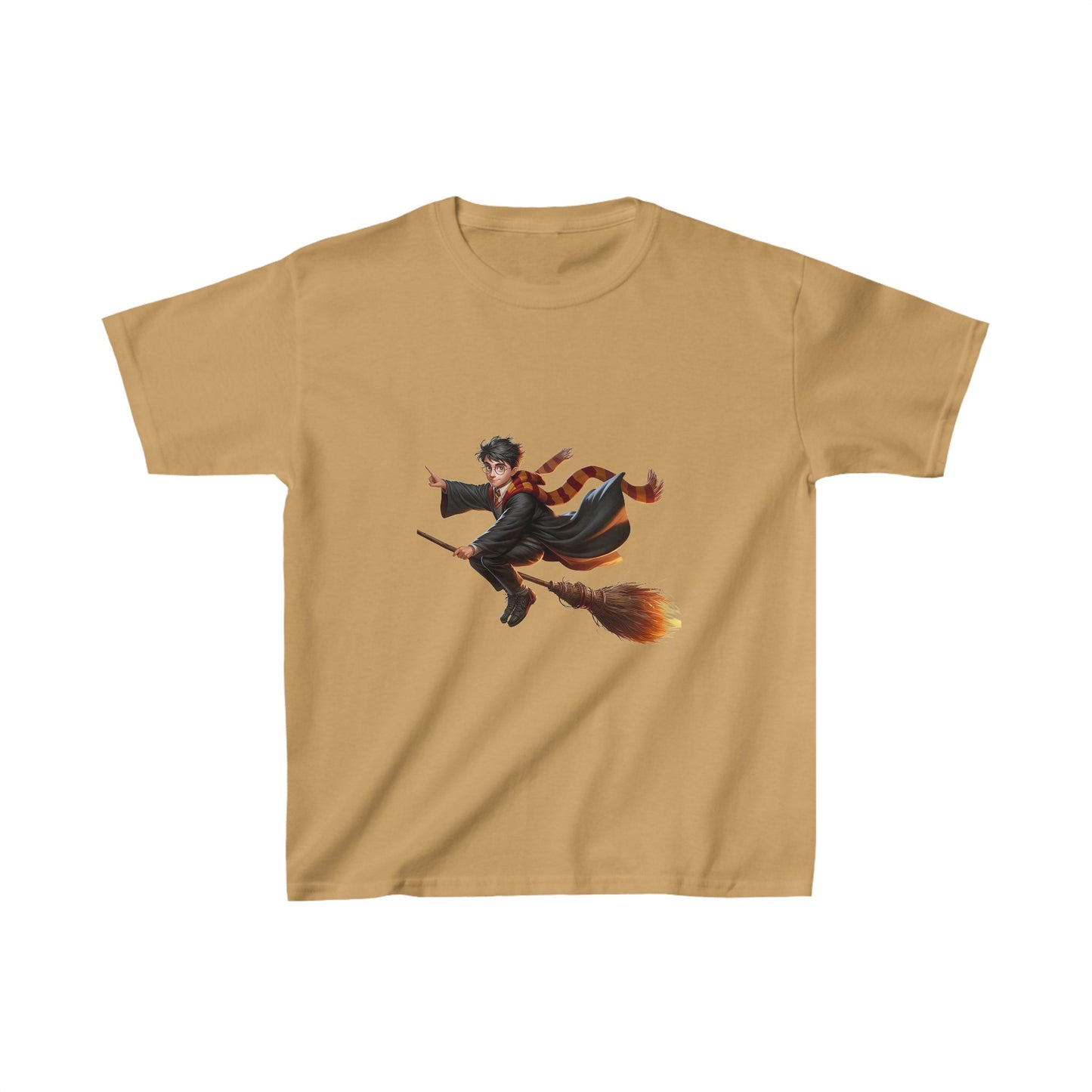 Wizard Flying | Kids Heavy Cotton™ Tee