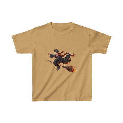 Wizard Flying | Kids Heavy Cotton™ Tee