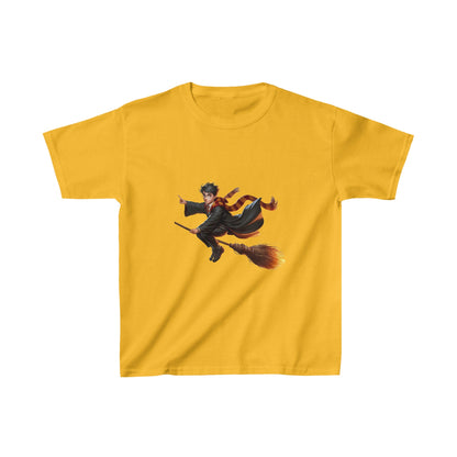 Wizard Flying | Kids Heavy Cotton™ Tee