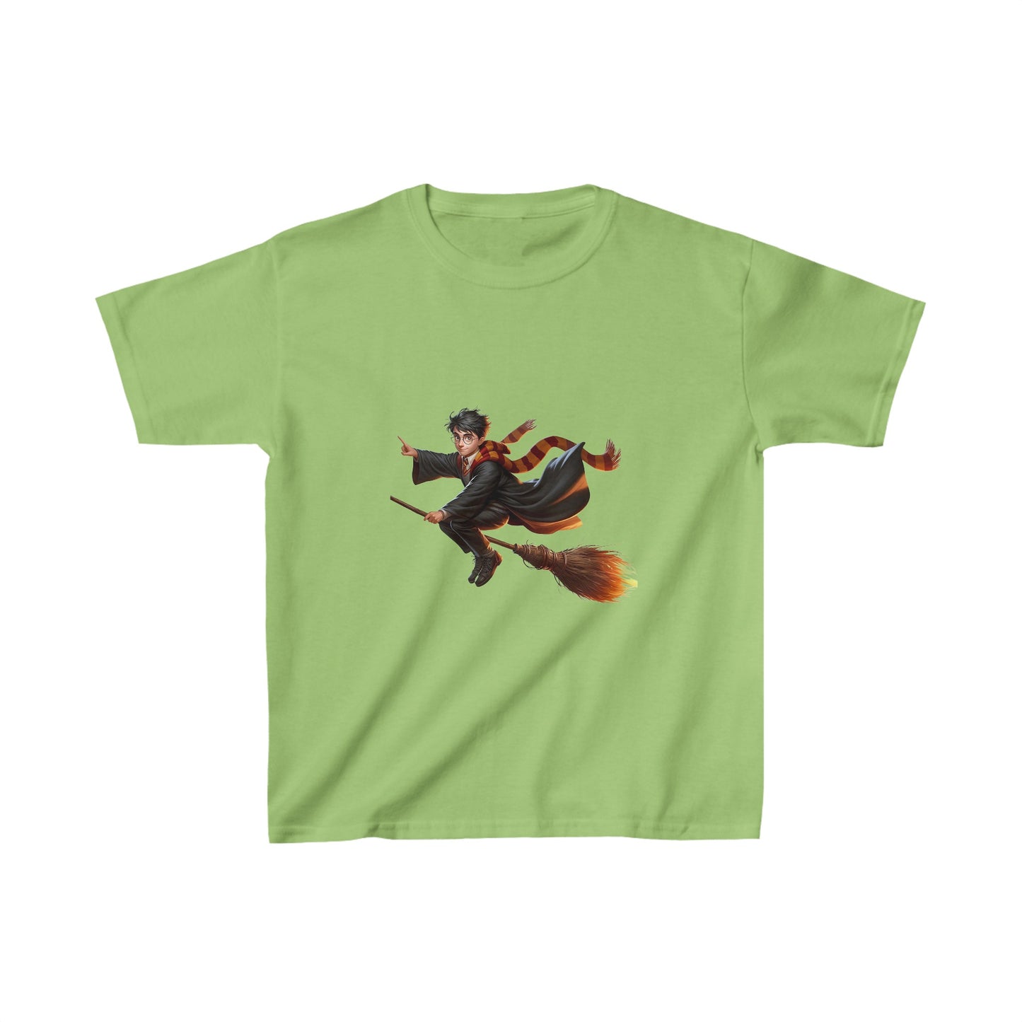 Wizard Flying | Kids Heavy Cotton™ Tee