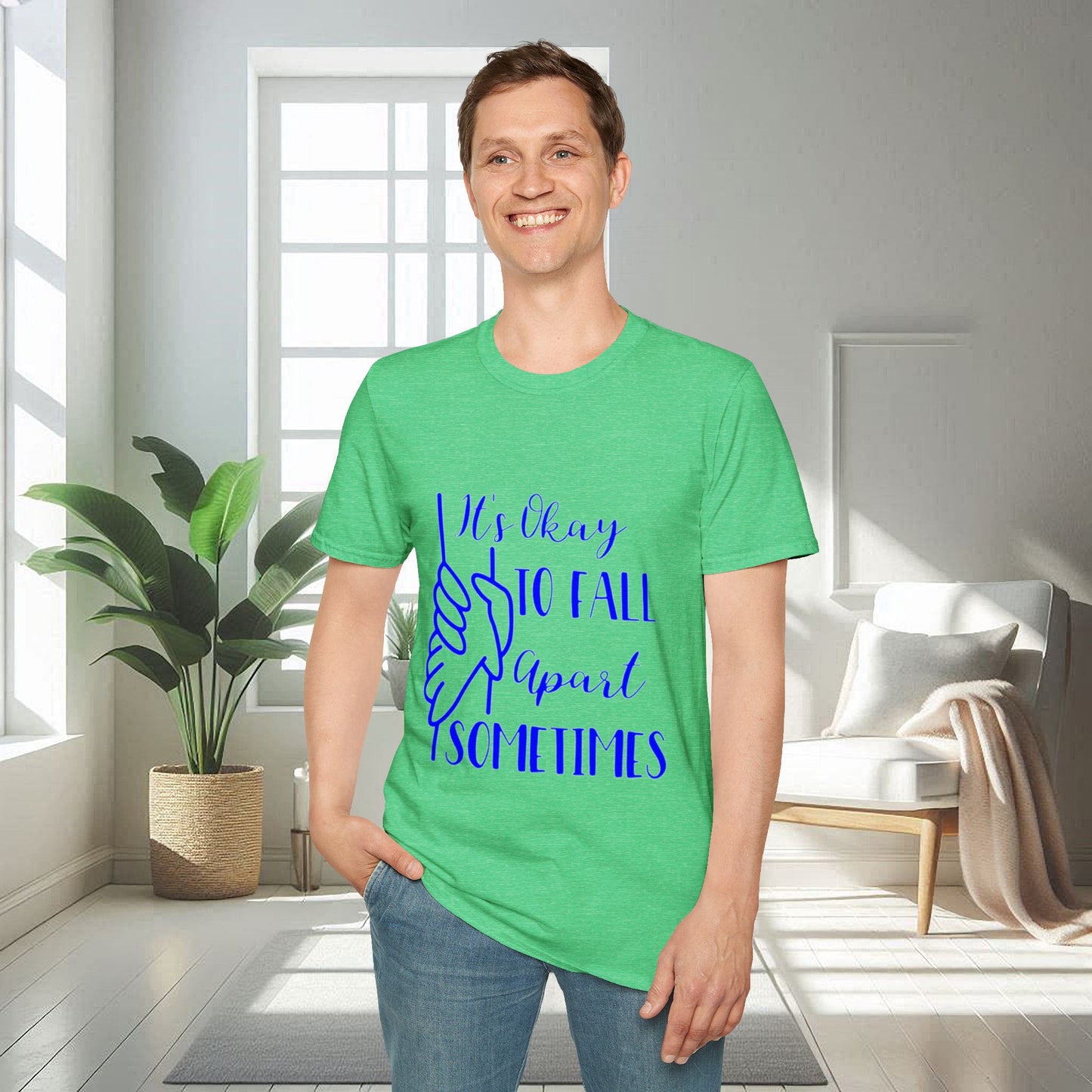 Il est normal de s'effondrer parfois | T-shirt doux unisexe