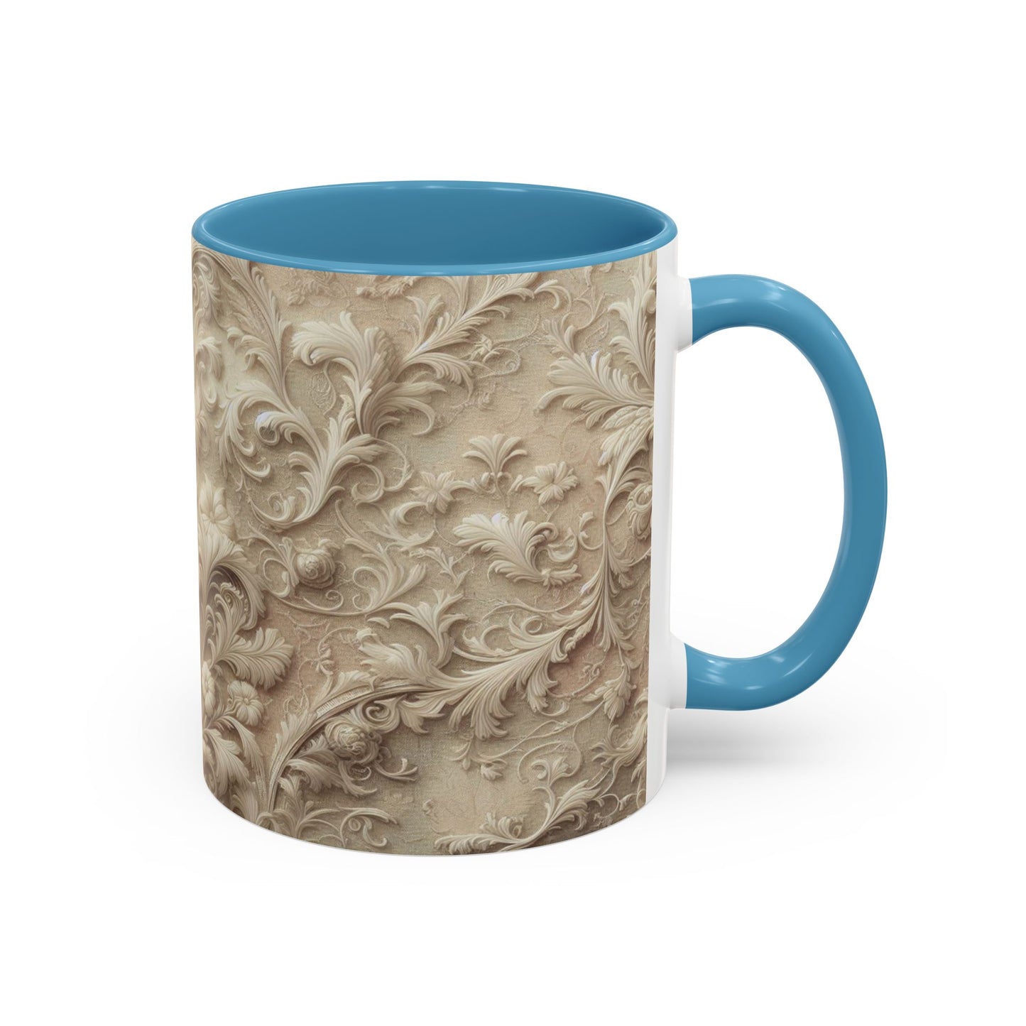 Dentelle victorienne | Tasse à café Accent (11 oz)