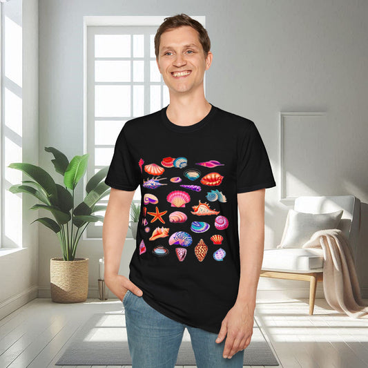 Coquillages | T-shirt doux unisexe