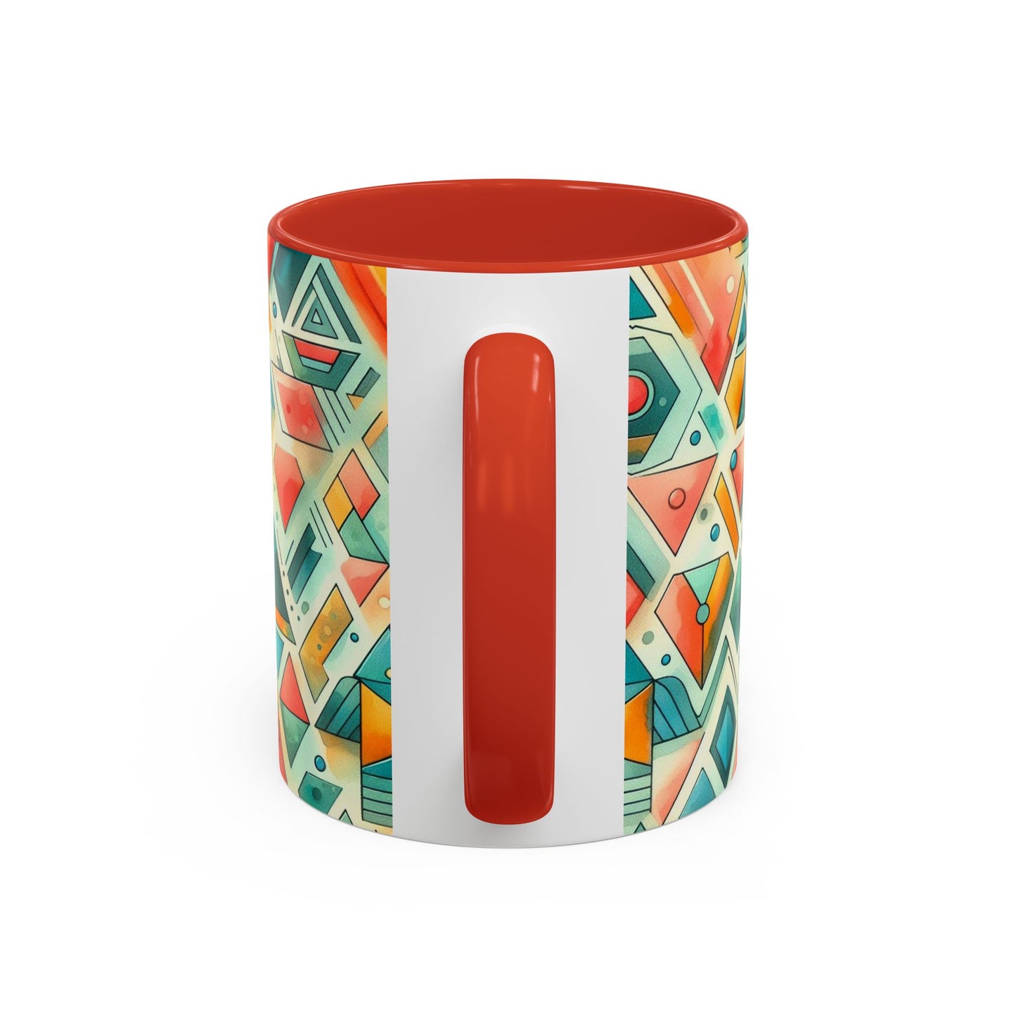 Abstract Geometric Pattern | Accent Coffee Mug (11oz)