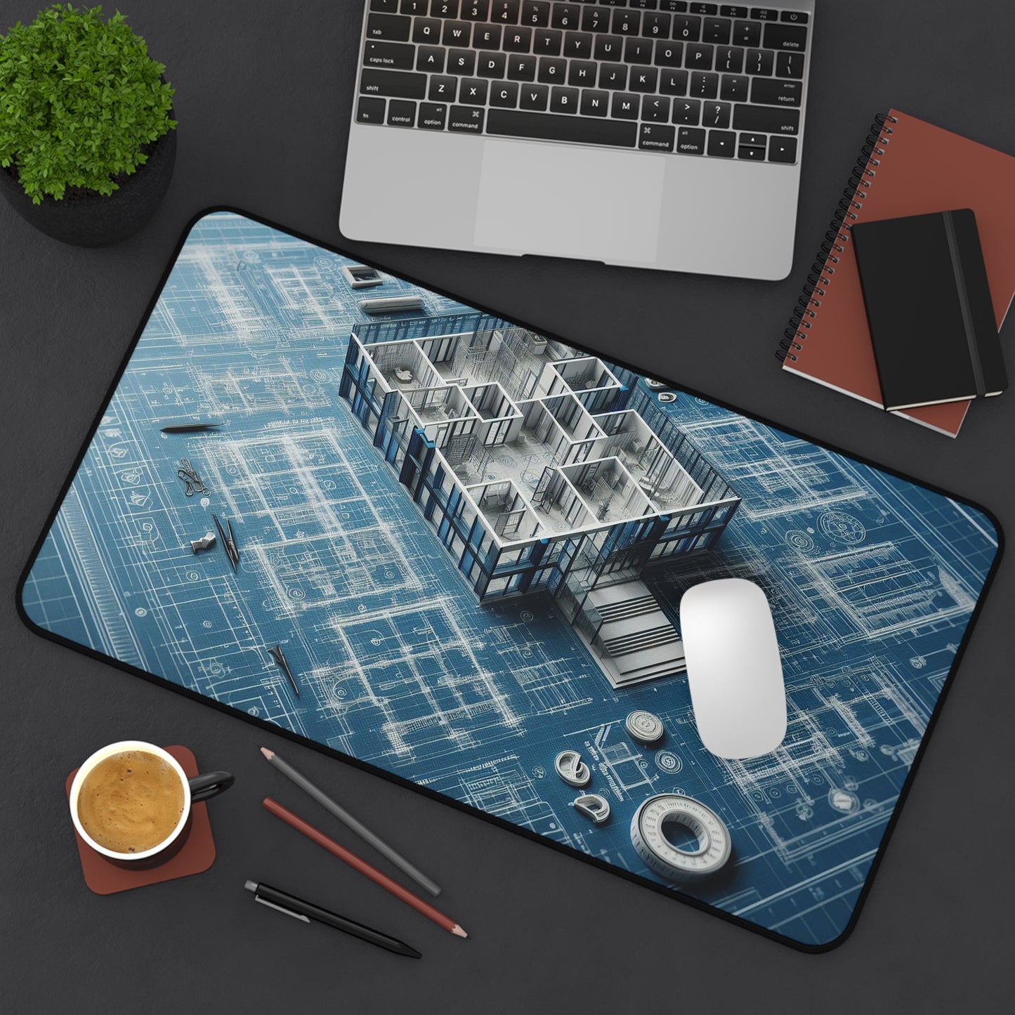 Architectural Blueprint | Desk Mat