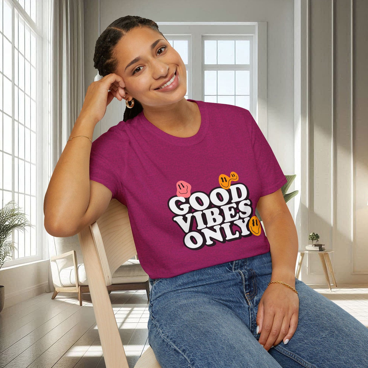 Good Vibes Only | T-shirt doux unisexe