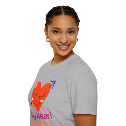 Mon cœur t'appartient | T-shirt doux unisexe