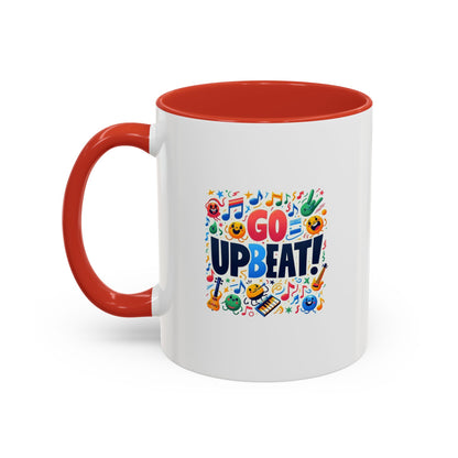 Go Upbeat! | Accent Coffee Mug (11, 15oz)