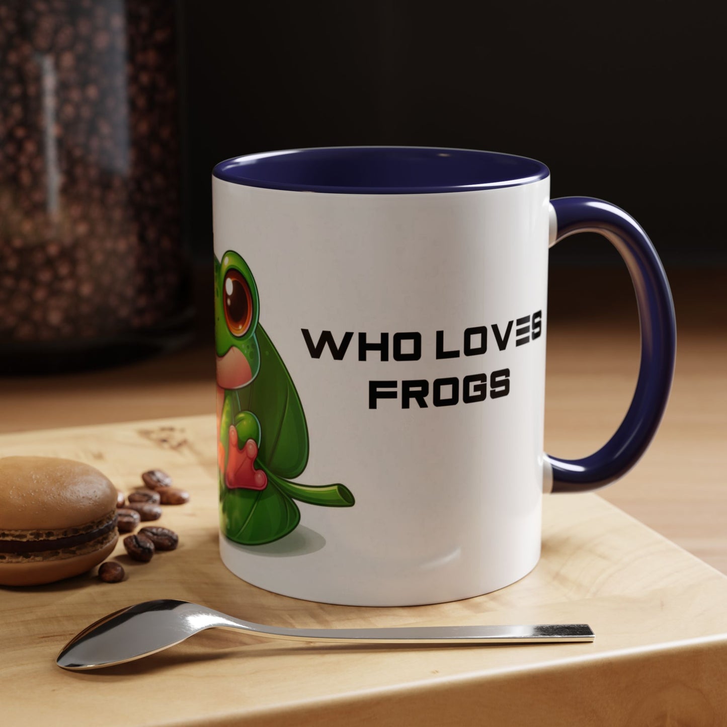 Just A Girl Who Loves Frogs | Accent Coffee Mug (11, 15oz)