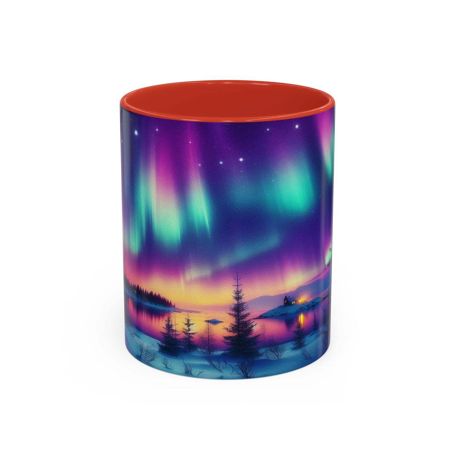 Beautiful Northern Lights | Accent Coffee Mug (11oz)