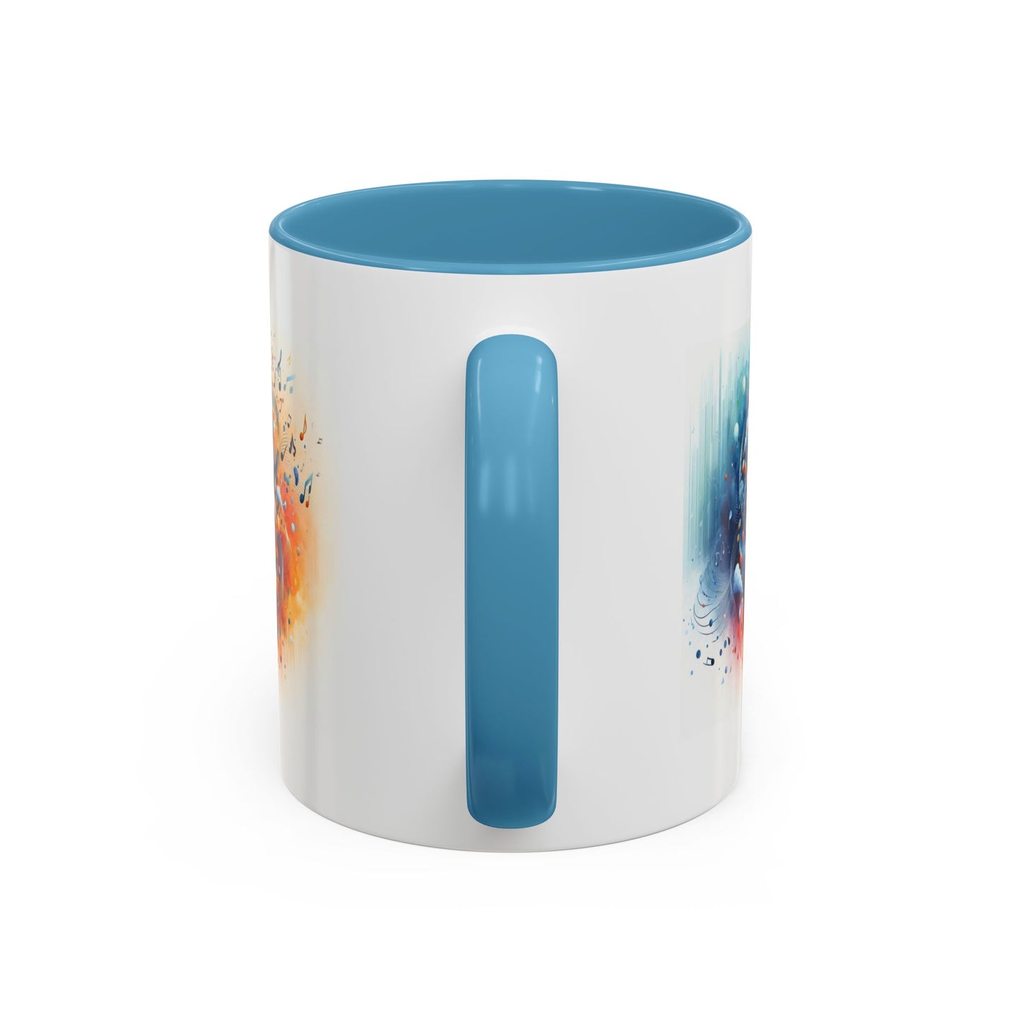 Musical Notes and Instruments | Accent Coffee Mug (11, 15oz)