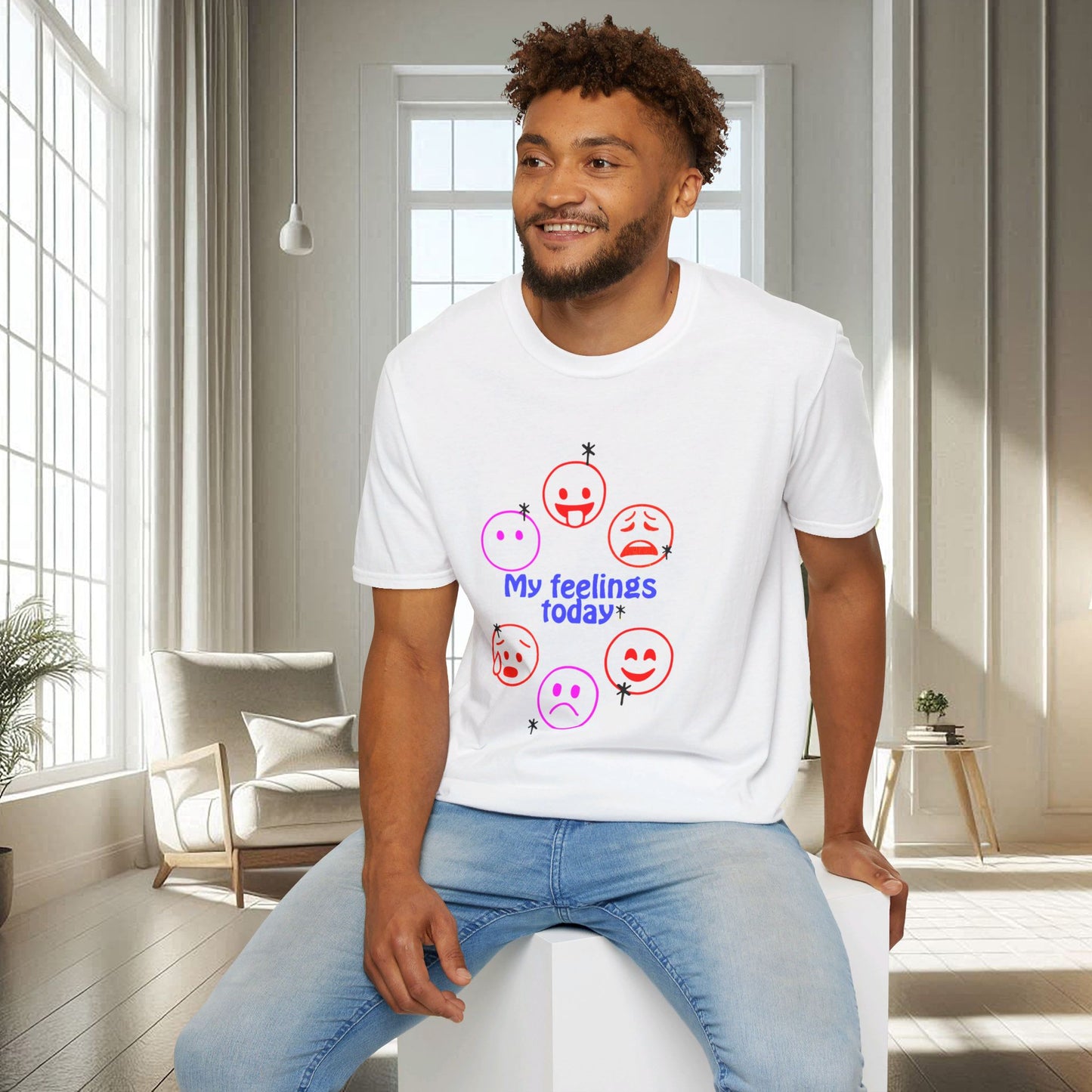 Mes sentiments aujourd'hui | T-shirt unisexe doux