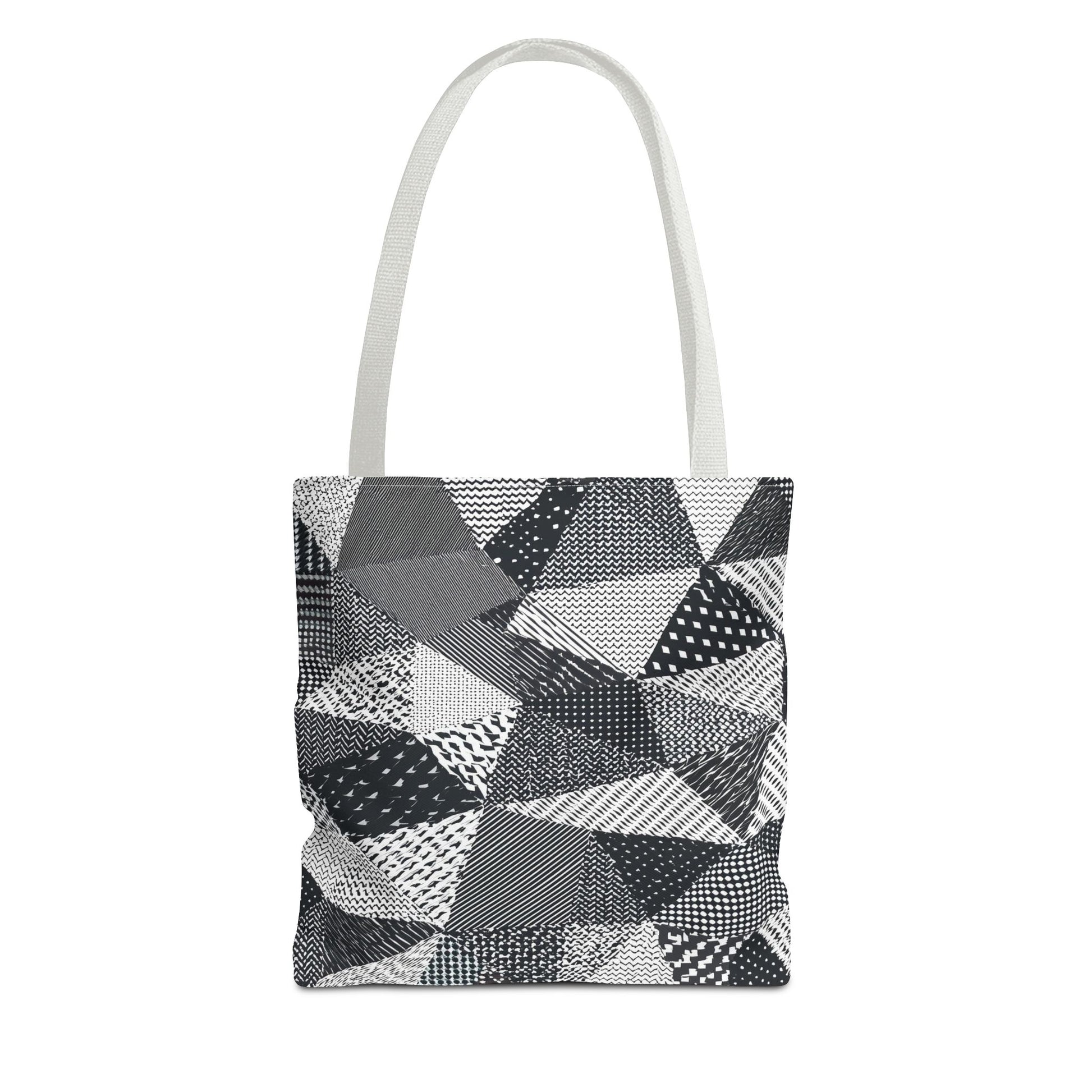 Black, White Abstract Shapes | Tote Bag