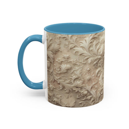 Dentelle victorienne | Tasse à café Accent (11 oz)