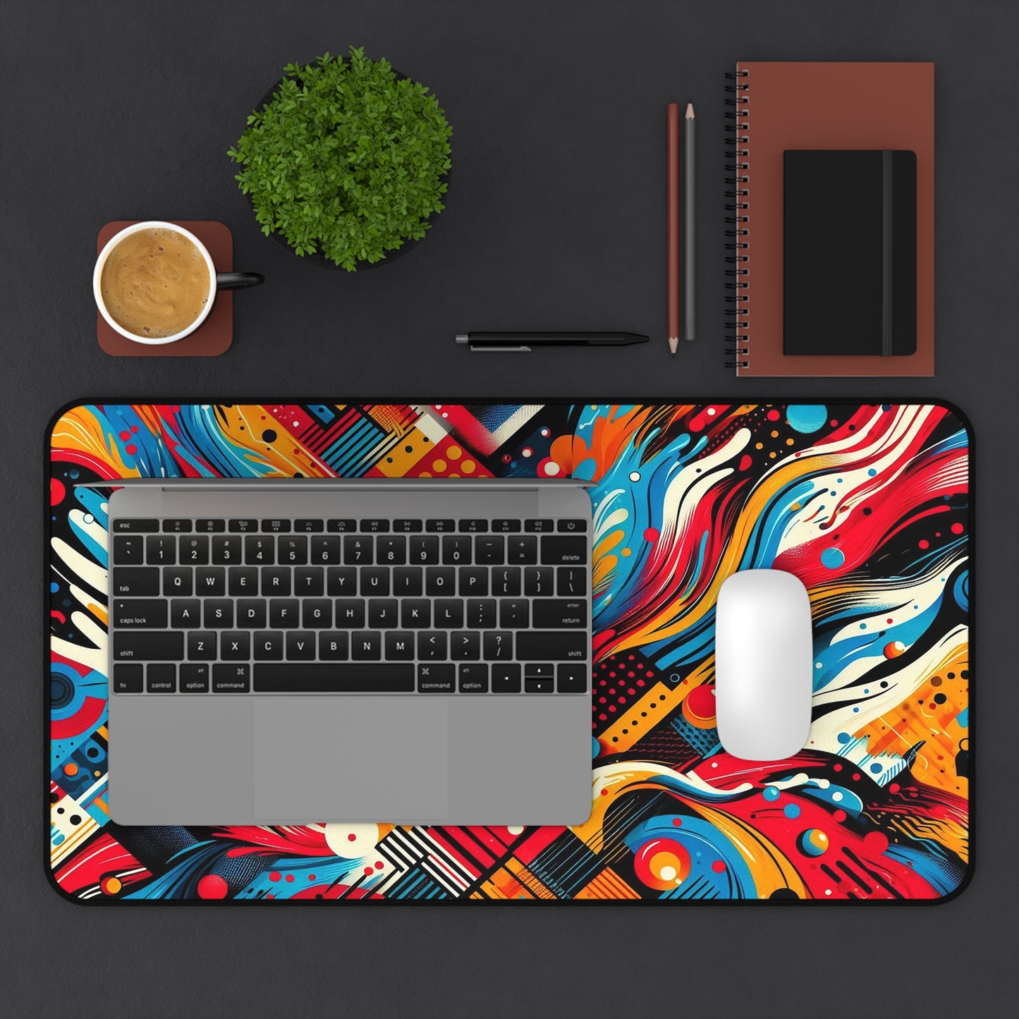 Multicolor Modern Abstract Design | Desk Mat