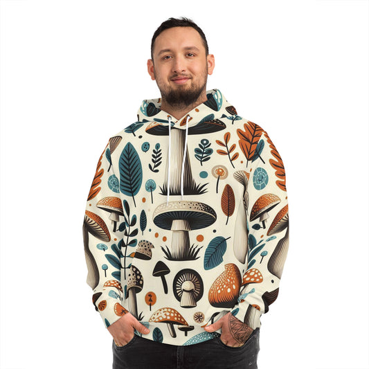 Mushrooms and Leaves | Unisex Hoodie