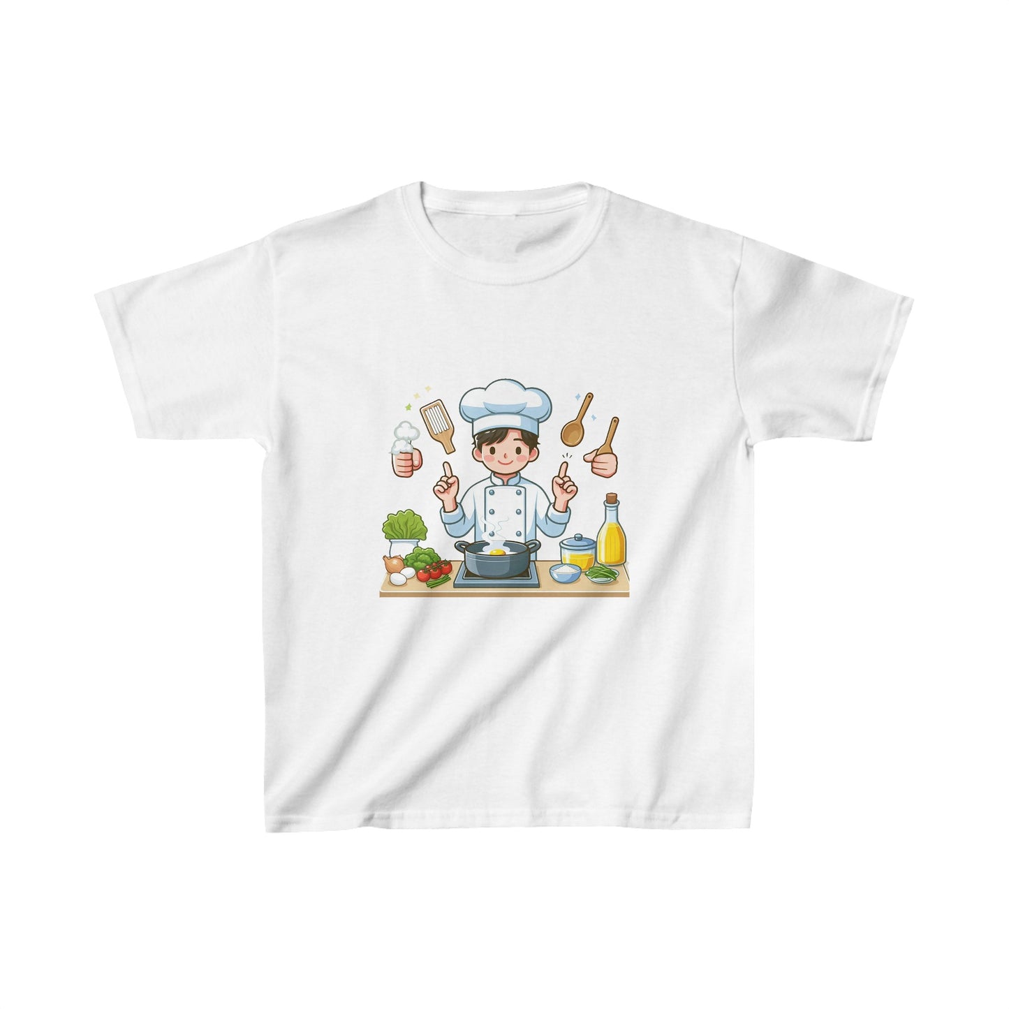 Master Chef | Camiseta de algodón pesado para niños