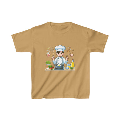 Master Chef | Camiseta de algodón pesado para niños