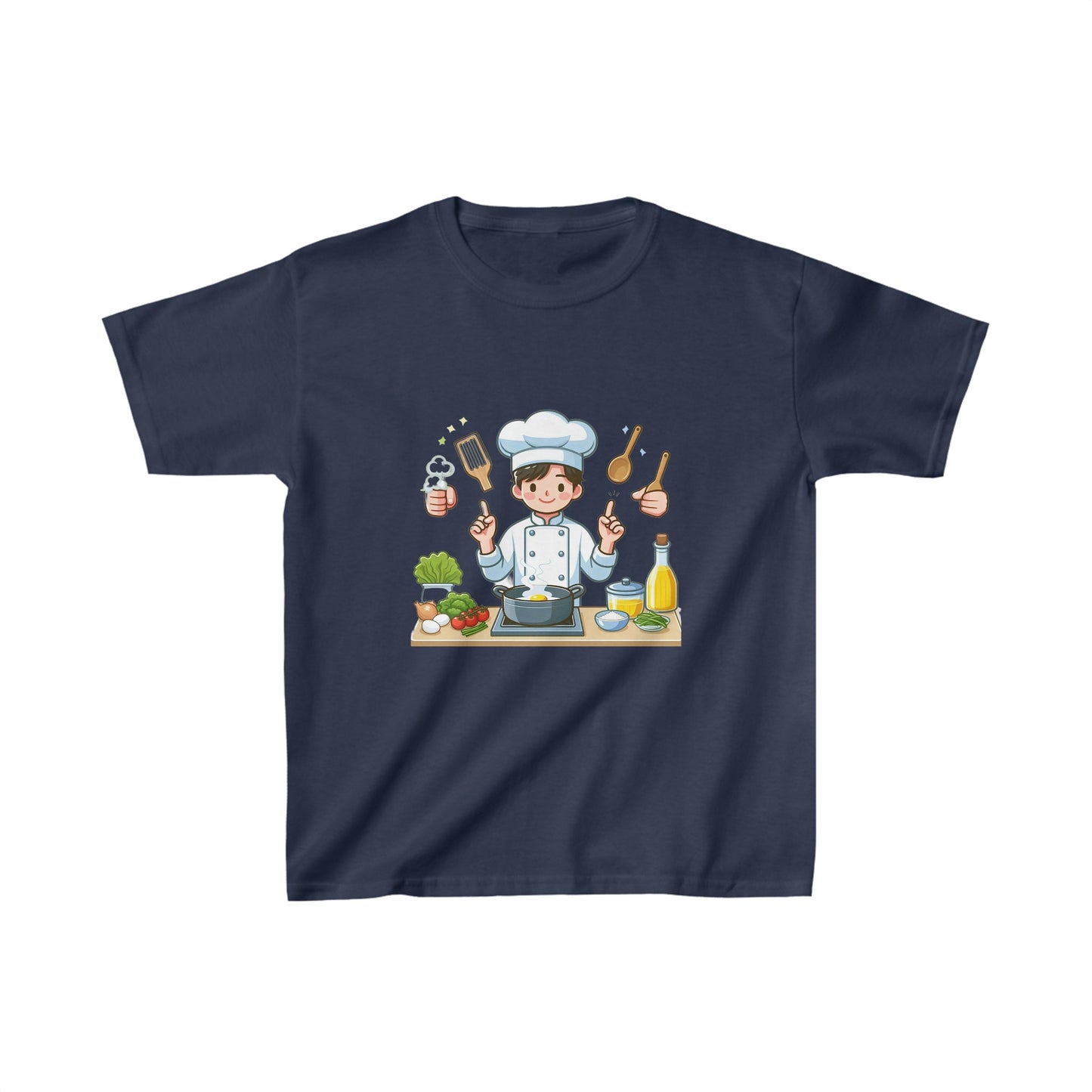 Master Chef | Camiseta de algodón pesado para niños