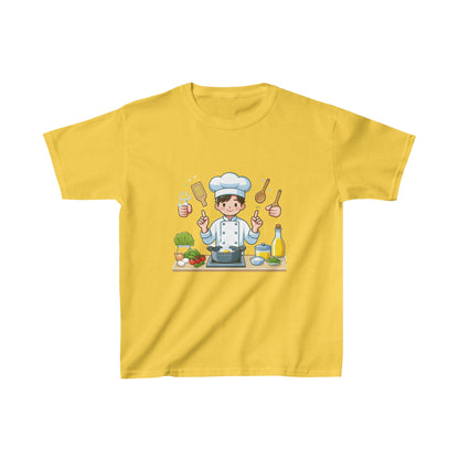 Master Chef | Camiseta de algodón pesado para niños