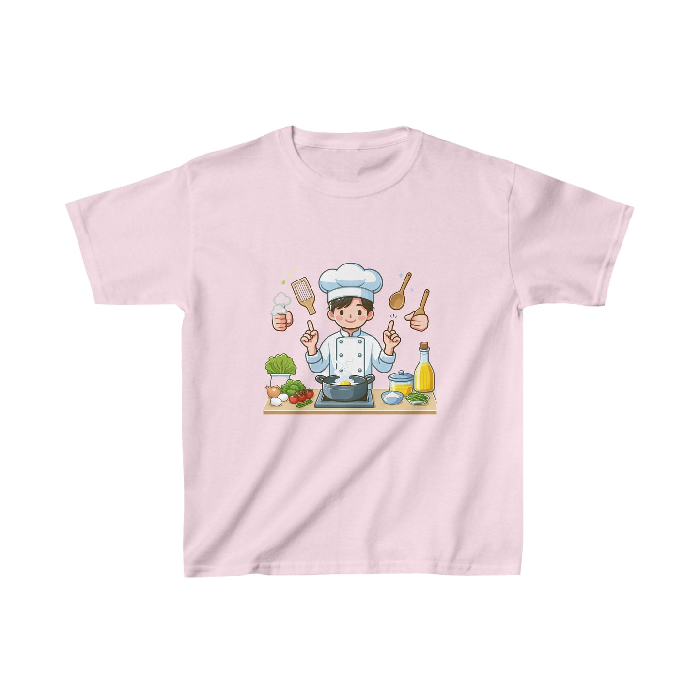 Master Chef | Camiseta de algodón pesado para niños