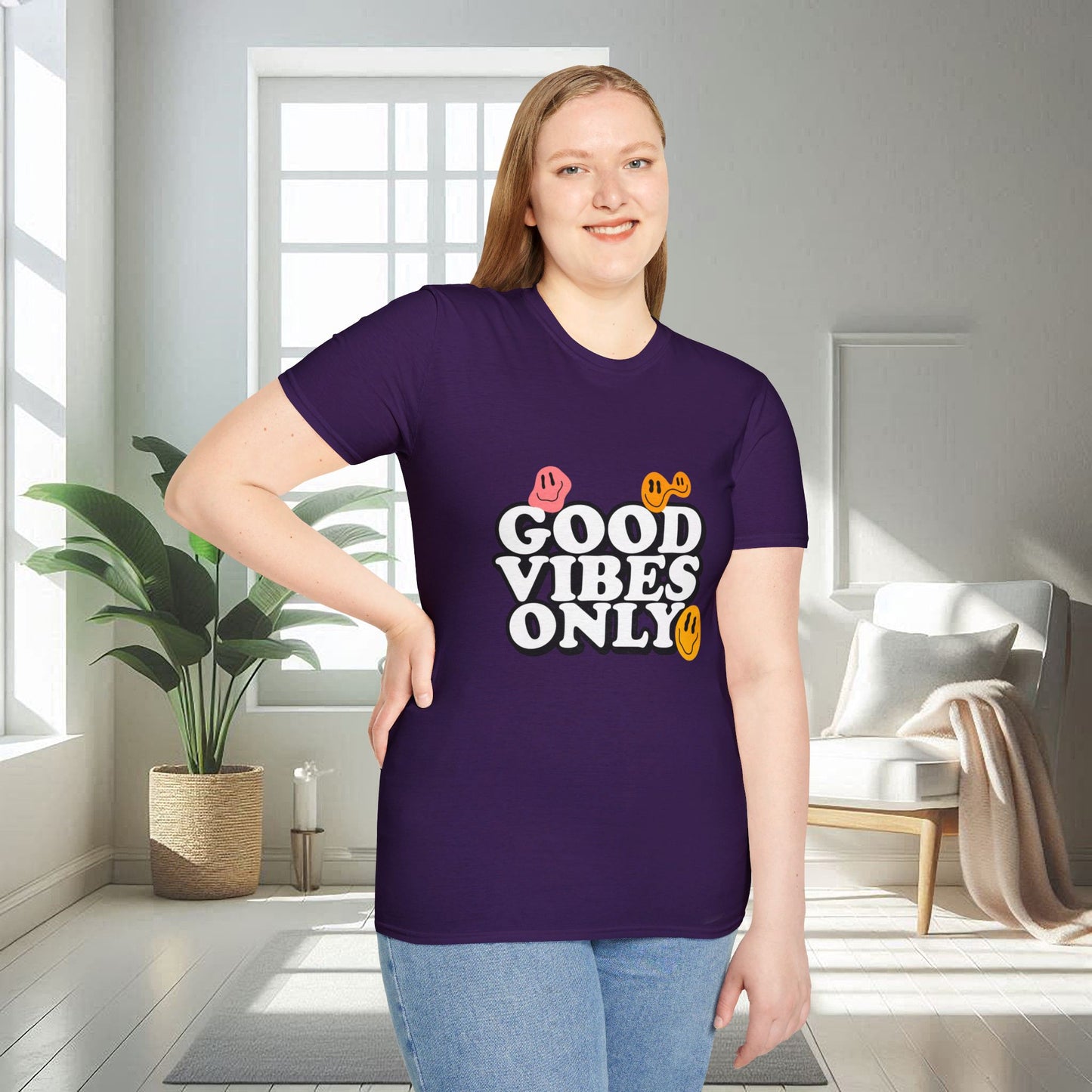 Good Vibes Only | T-shirt doux unisexe