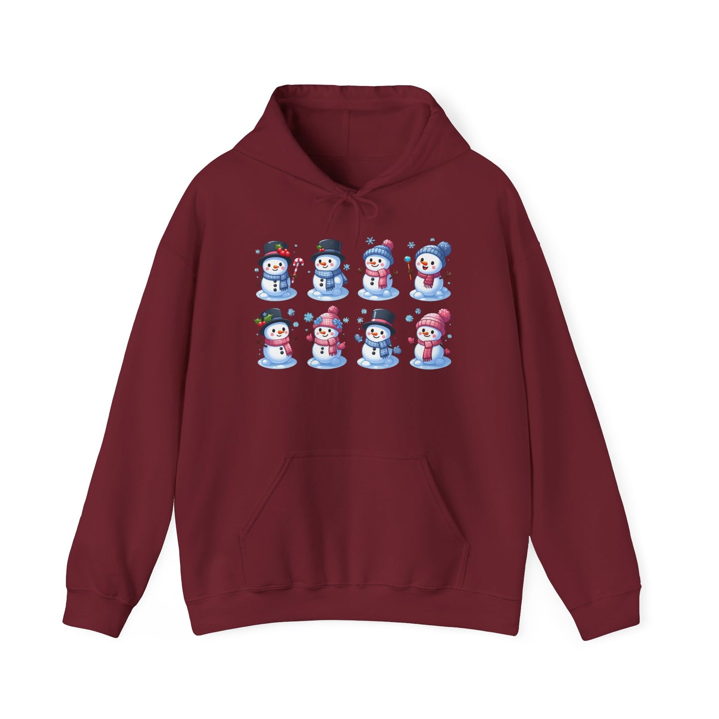 Playful Snowmen | Unisex Heavy Blend™ Hooded Sweatshirt