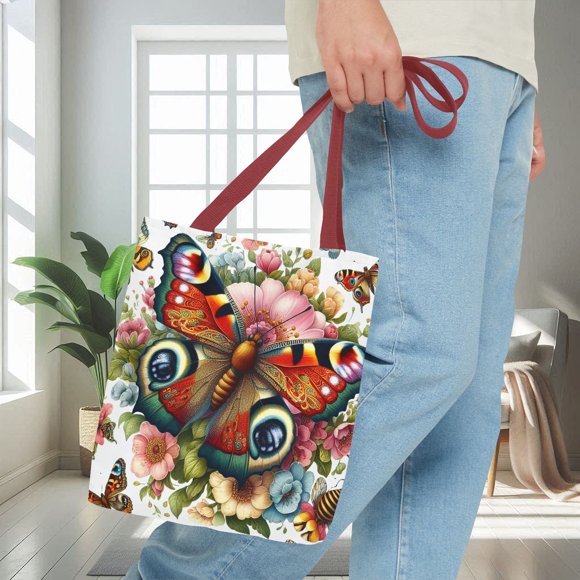 Butterfly On A Flower | Tote Bag