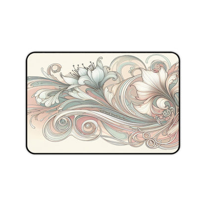 Art Nouveau Floral Design | Desk Mat