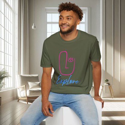 Explorez et voyagez | T-shirt doux unisexe