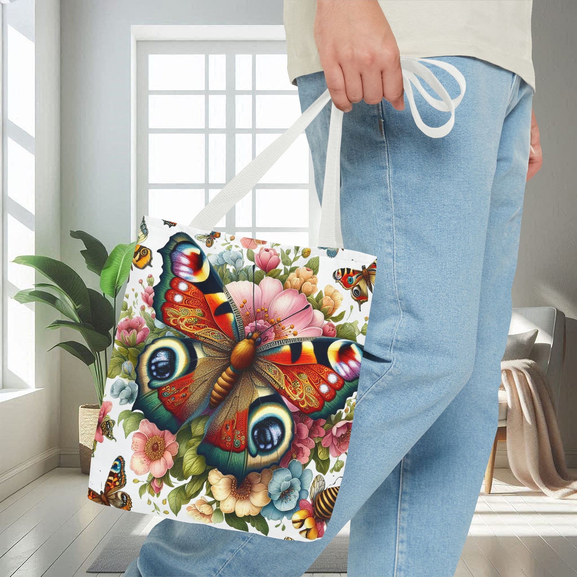 Butterfly On A Flower | Tote Bag