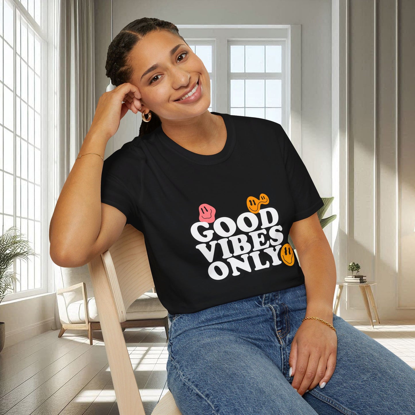 Good Vibes Only | T-shirt doux unisexe