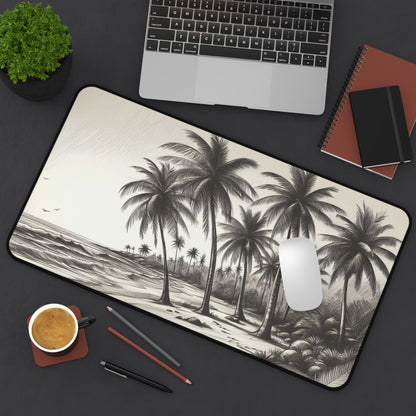 Hand Drawn Beach | Desk Mat