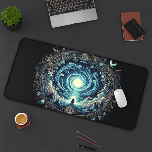 Portal Through Space-Time | Desk Mat