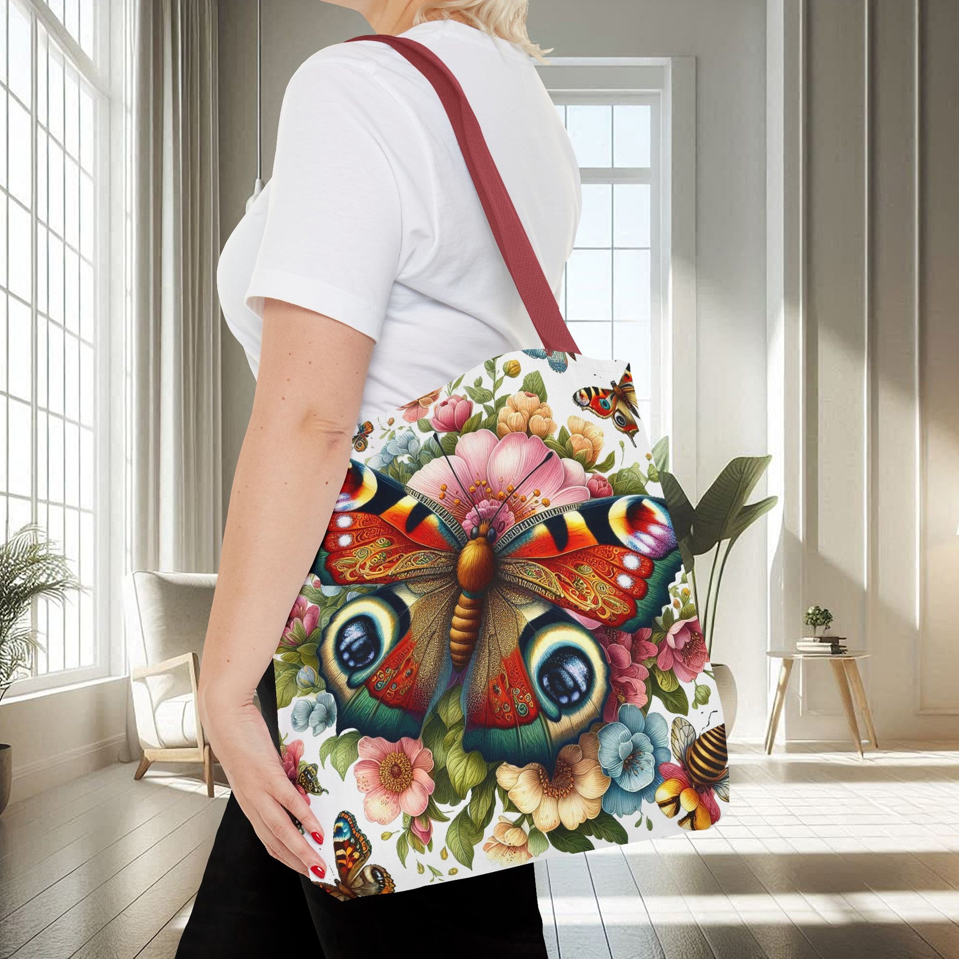 Butterfly On A Flower | Tote Bag