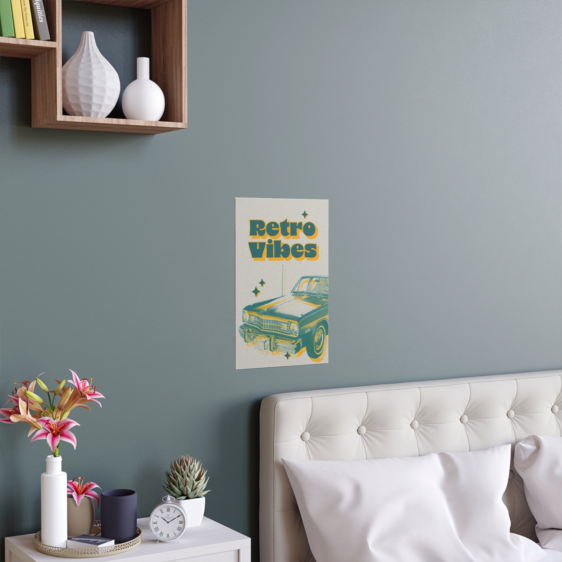 Retro Vibes | Indoor and Outdoor Silk Poster