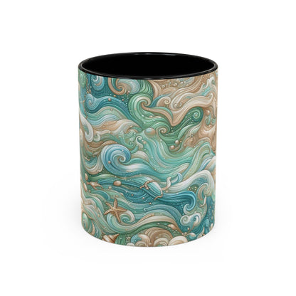 3D Ocean Beauty | Accent Coffee Mug (11oz)