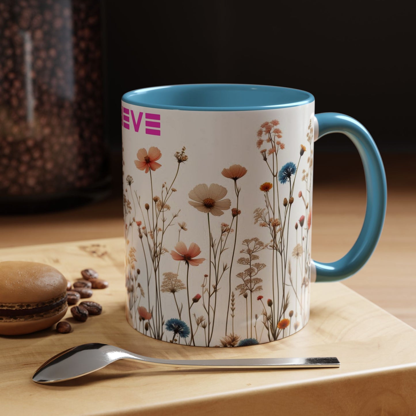 Believe | Wildflowers | Accent Coffee Mug (11, 15oz)