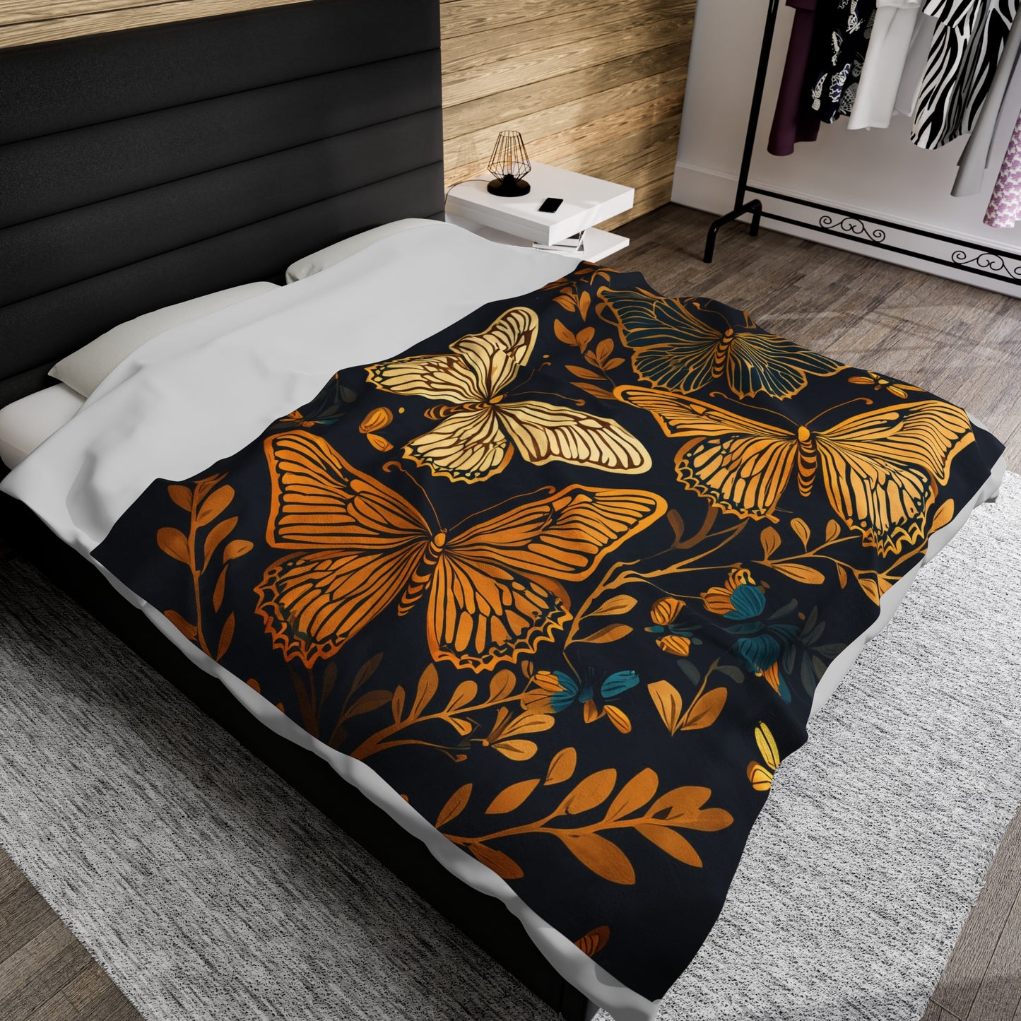 Surreal Butterflies | Velveteen Plush Blanket